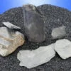 Nano Stone "Schiefer - Schwarz" - Set Mit 5 Bis 7 Steinen -Pflanzen Serien Rabatt 036aAT 1 1