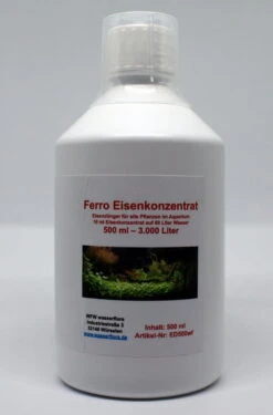 500 Ml Ferro Eisenkonzentrat / Eisendünger Für 3.000 Liter Wasser