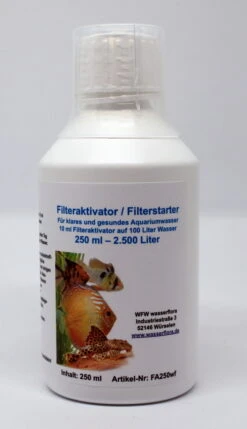 250 Ml Filteraktivator / Filterstarter Für 2.500 Liter Aquarium-Wasser