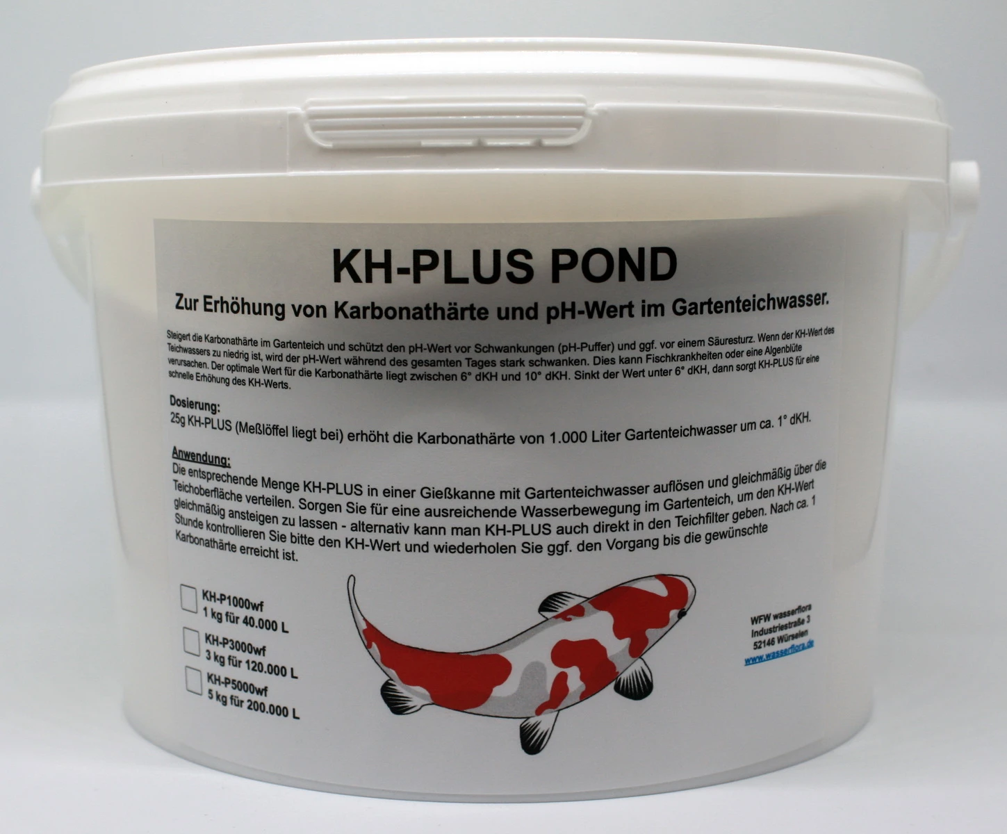 1 Kg KH-PLUS POND - Erhöht Karbonathärte & Stabilisiert PH-Wert, Für 40.000 Liter 3 1 Kg KH-PLUS POND - Erhöht Karbonathärte & Stabilisiert PH-Wert, Für 40.000 Liter