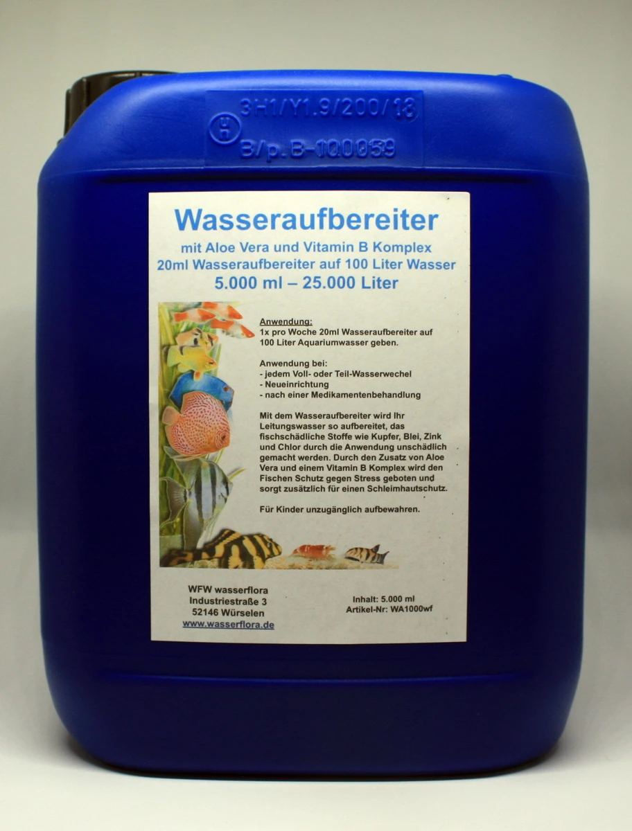 5 Liter Kanister Wasseraufbereiter Für 25.000 Liter Aquarium-Wasser 3 5 Liter Kanister Wasseraufbereiter Für 25.000 Liter Aquarium-Wasser